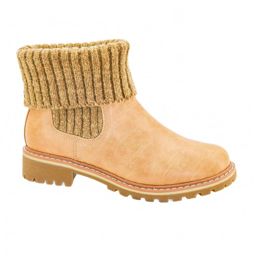NEW CORKYS FOOTWEAR women's quiver sweater boot in caramel